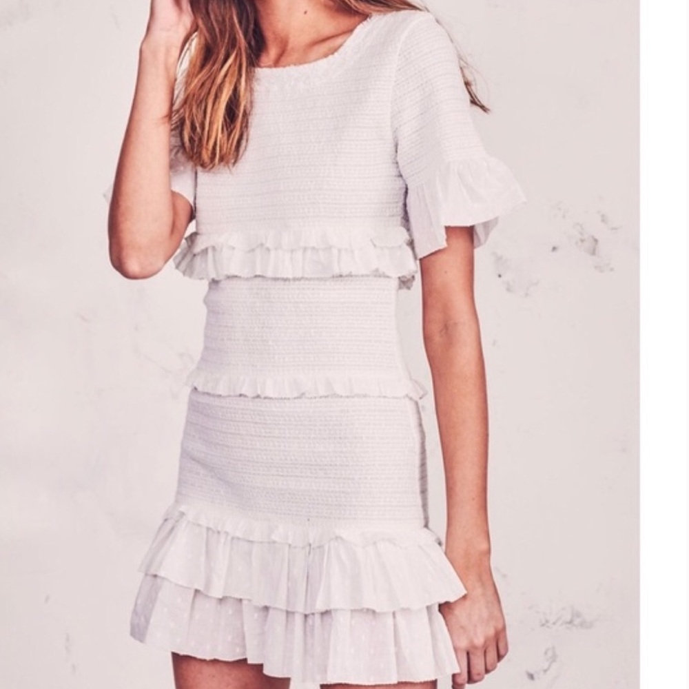 LOVESHACK FANCY AVELINE DRESS XS